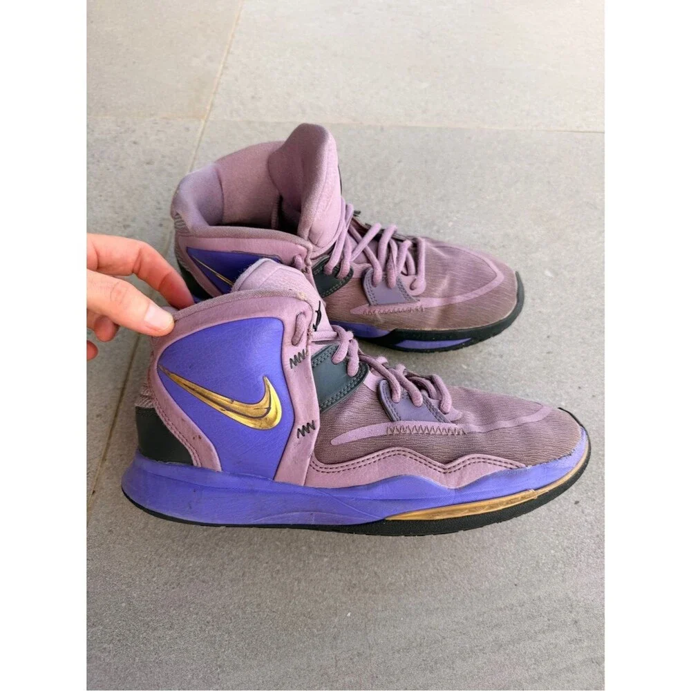 Nike Kyrie Infinity GS Shoes Youth 5.5 Amethyst Purple Kids Basketball